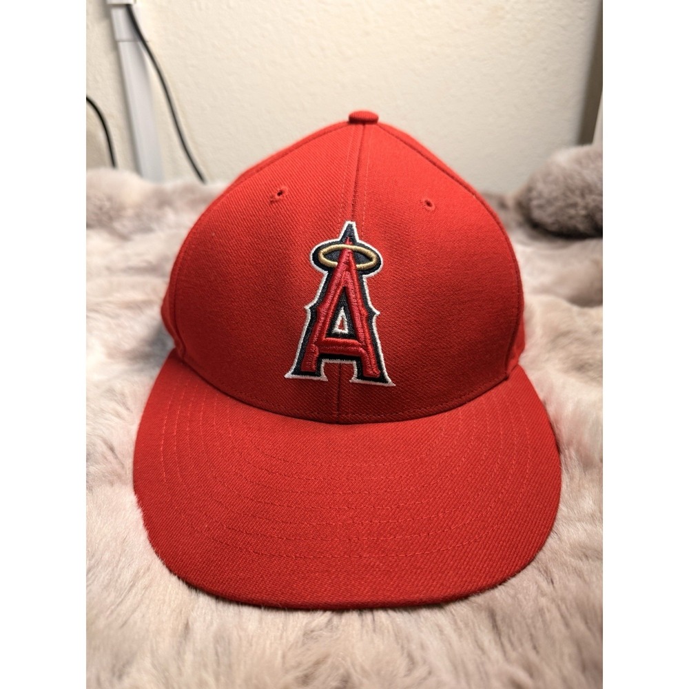 Los Angeles Angels 47 Brand MVP Hat Adjustable Strap Red Baseball Cap